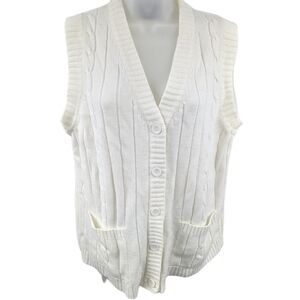Bonnie Lee Vintage Button Down Sweater Vest Sz 42 (L)
